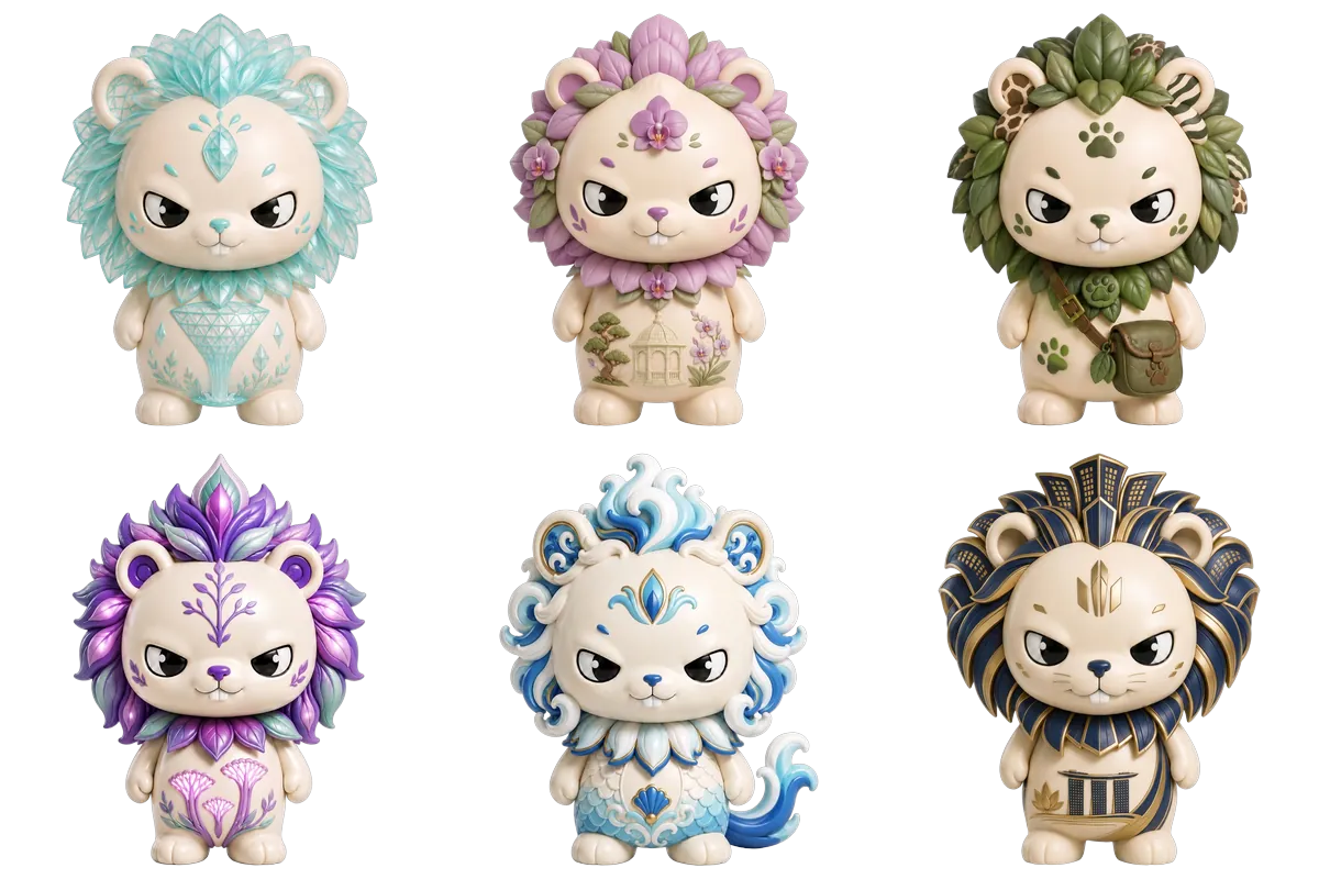 The BabyLion characters